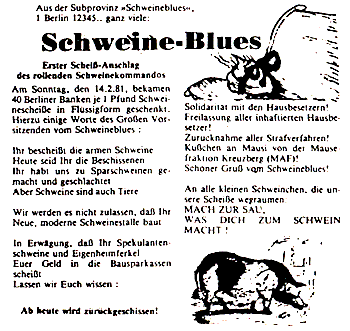 Schweine-Blues